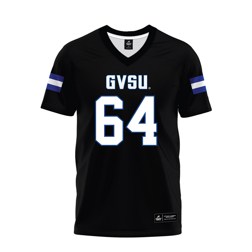Grand Valley - NCAA Football : Brett Weaver - Black Premium Football Jersey-0