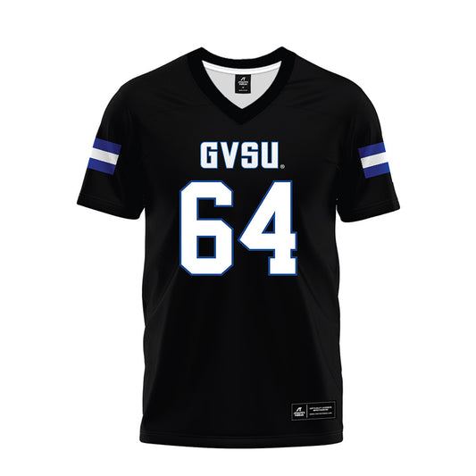 Grand Valley - NCAA Football : Brett Weaver - Black Premium Football Jersey-0