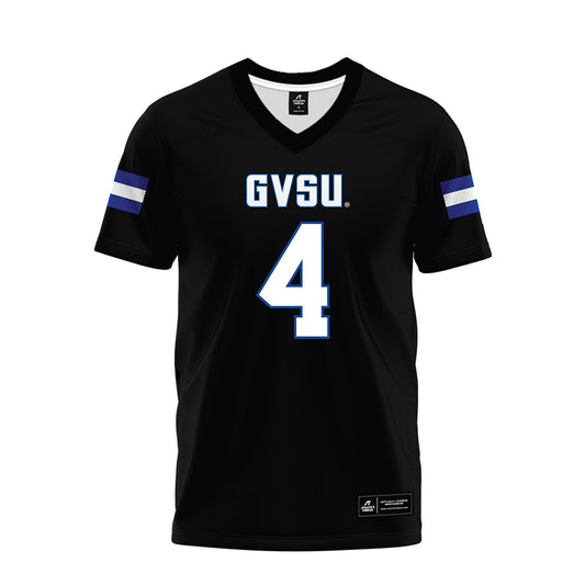 Grand Valley - NCAA Football : Deonte Pippen Jr - Black Premium Football Jersey-0