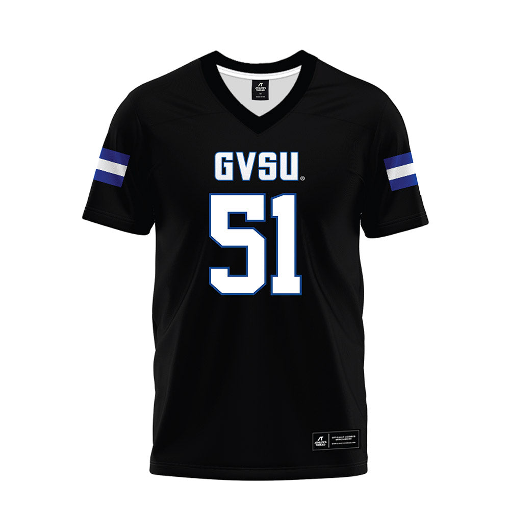 Grand Valley - NCAA Football : Joshua Sander - Black Premium Football Jersey-0