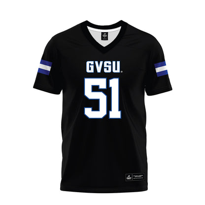 Grand Valley - NCAA Football : Joshua Sander - Black Premium Football Jersey-0