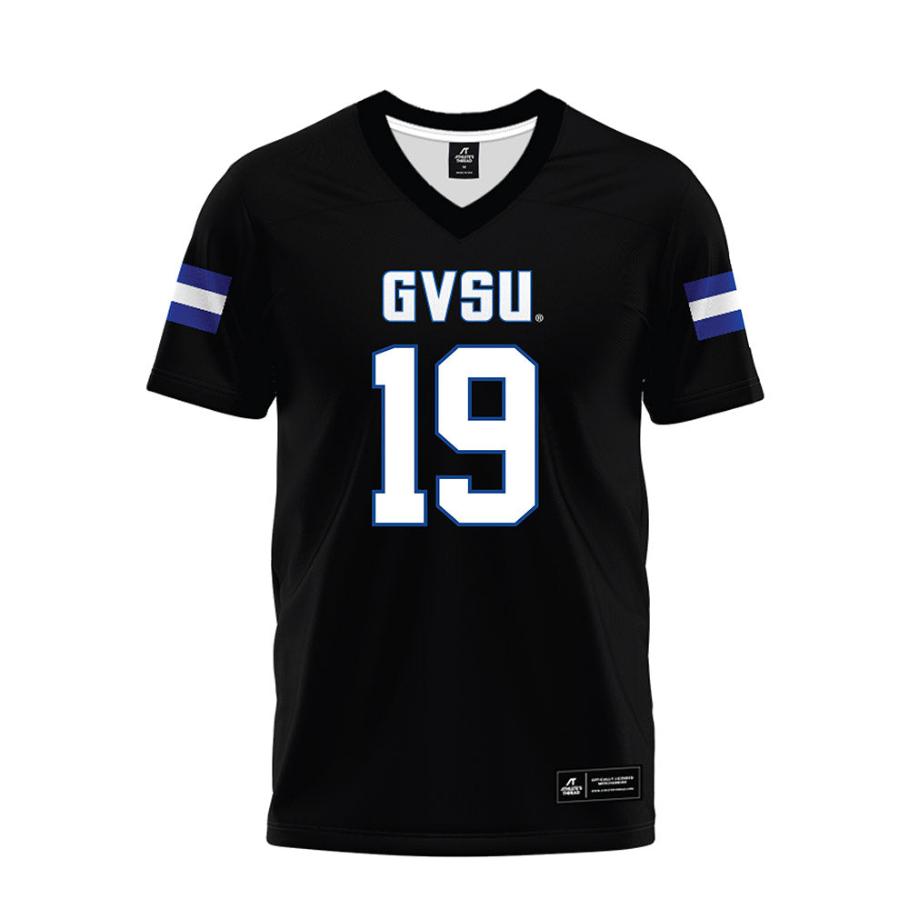 Grand Valley - NCAA Football : Paschal Jolman - Black Premium Football Jersey-0