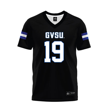 Grand Valley - NCAA Football : Paschal Jolman - Black Premium Football Jersey-0