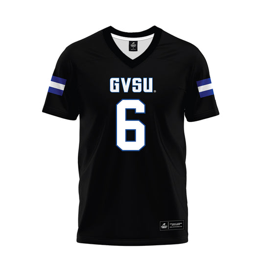 Grand Valley - NCAA Football : Thomas Jolly - Black Premium Football Jersey-0