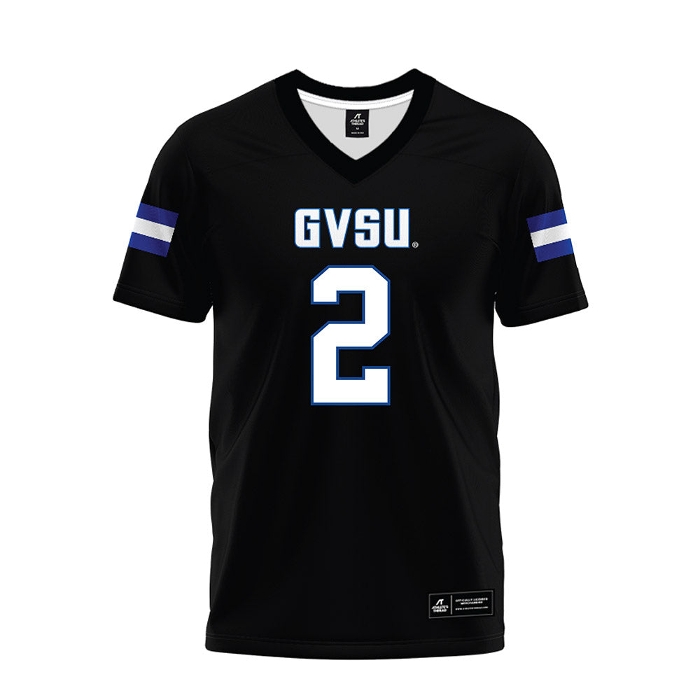 Grand Valley - NCAA Football : Josh Anderson - Black Premium Football Jersey-0