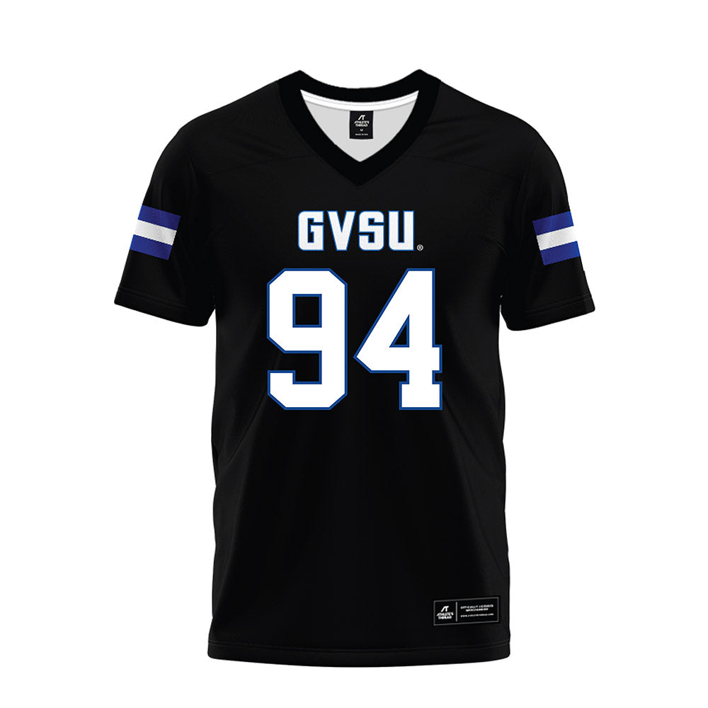Grand Valley - NCAA Football : Elias Valdez - Black Premium Football Jersey-0