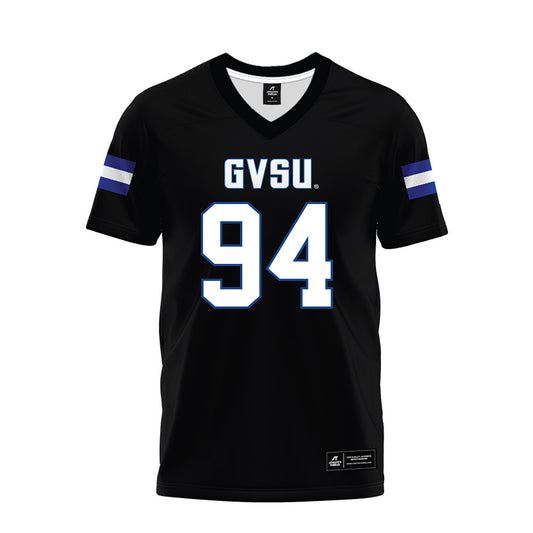 Grand Valley - NCAA Football : Elias Valdez - Black Premium Football Jersey-0