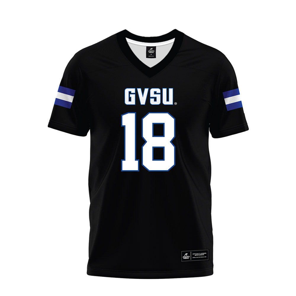 Grand Valley - NCAA Football : Aidan Lucero - Black Premium Football Jersey-0