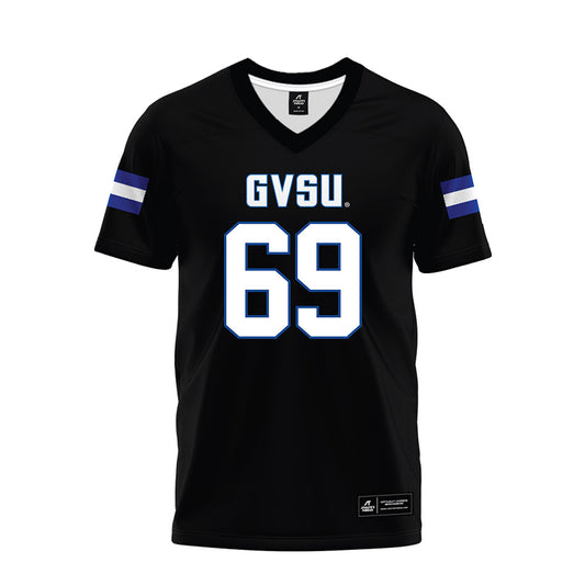 Grand Valley - NCAA Football : Cannon Mackey - Black Premium Football Jersey-0