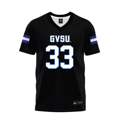 Grand Valley - NCAA Football : David Holloman - Black Premium Football Jersey-0