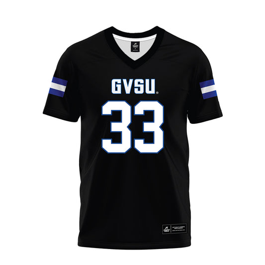 Grand Valley - NCAA Football : David Holloman - Black Premium Football Jersey-0
