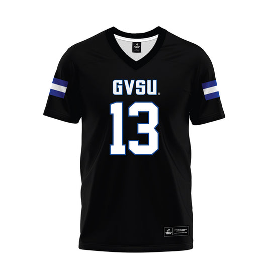 Grand Valley - NCAA Football : Cade Peterson - Black Premium Football Jersey-0