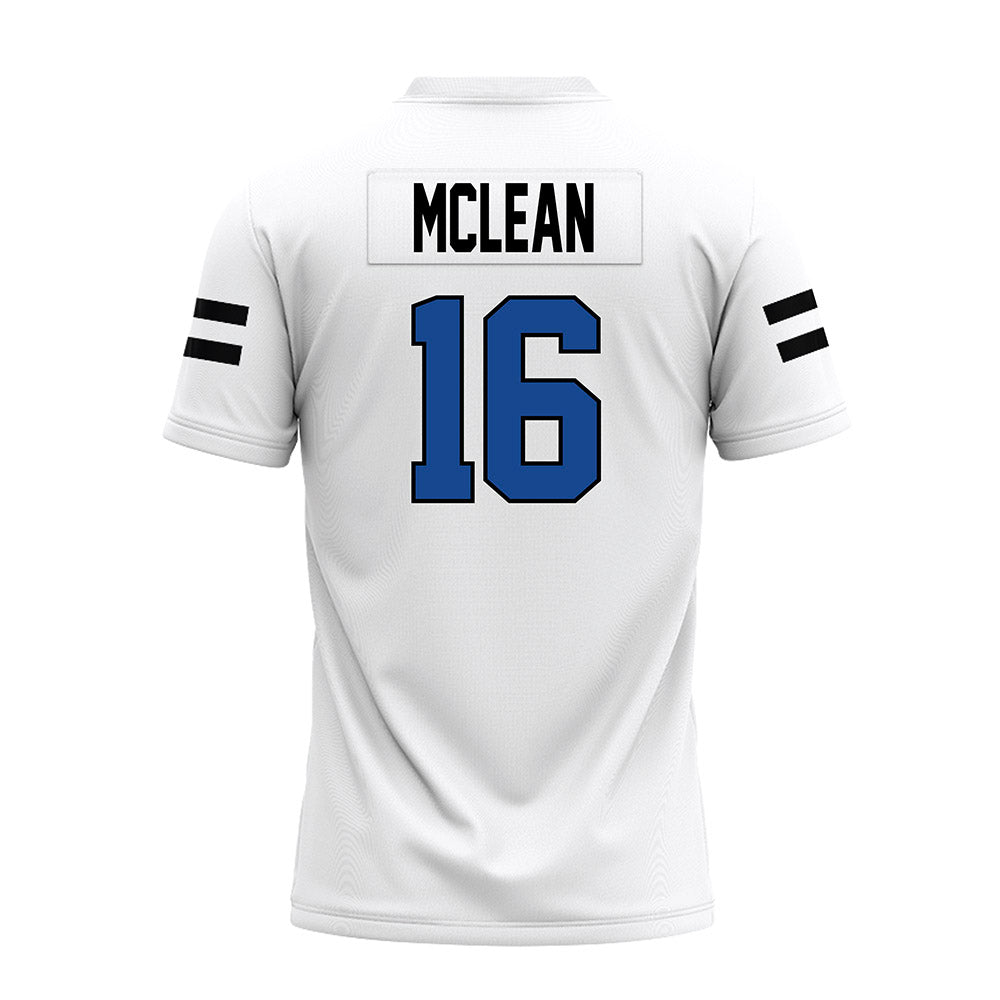 Grand Valley - NCAA Football : Luke McLean - White Premium Football Jersey-1