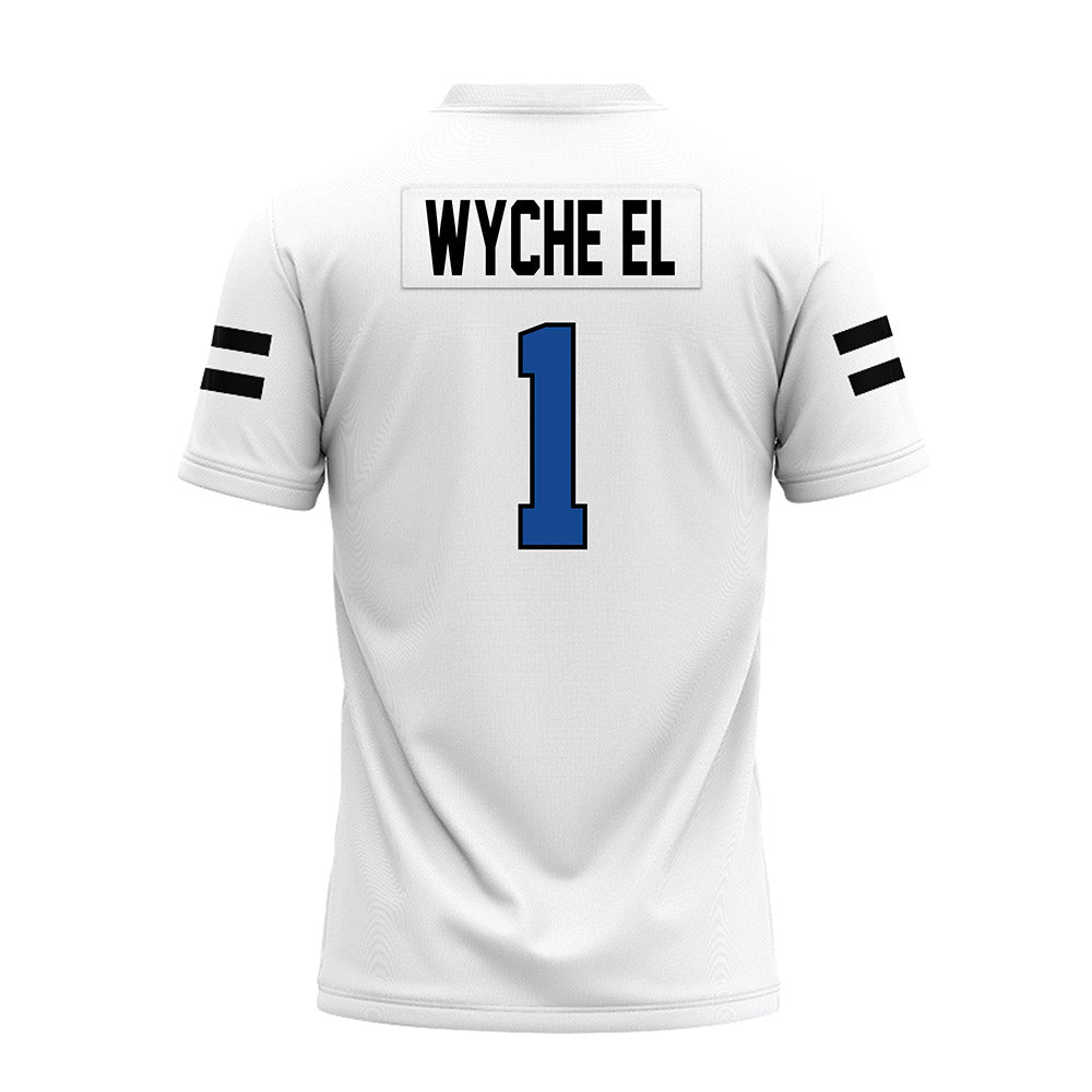 Grand Valley - NCAA Football : Lynn Wyche El - White Premium Football Jersey-1
