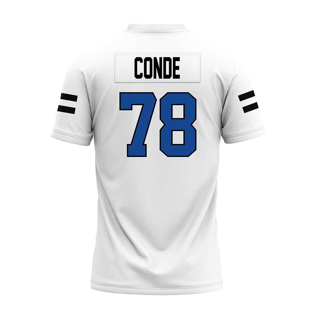 Grand Valley - NCAA Football : Jibriel Conde - White Premium Football Jersey-1