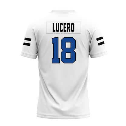 Grand Valley - NCAA Football : Aidan Lucero - White Premium Football Jersey-1