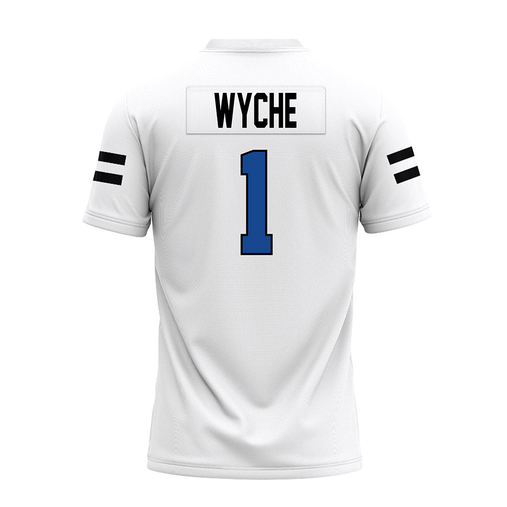 Grand Valley - NCAA Football : lynn wyche - White Premium Football Jersey-1