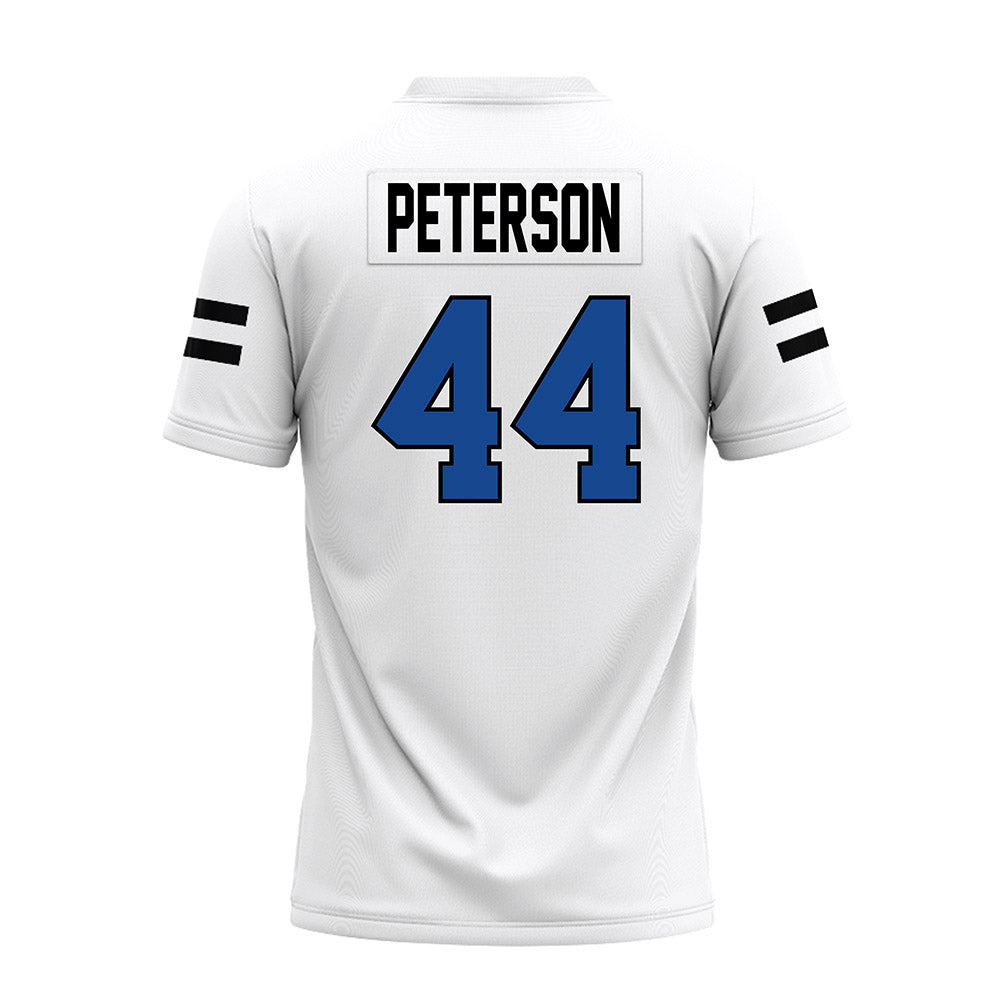 Grand Valley - NCAA Football : Drew Peterson - White Premium Football Jersey-1