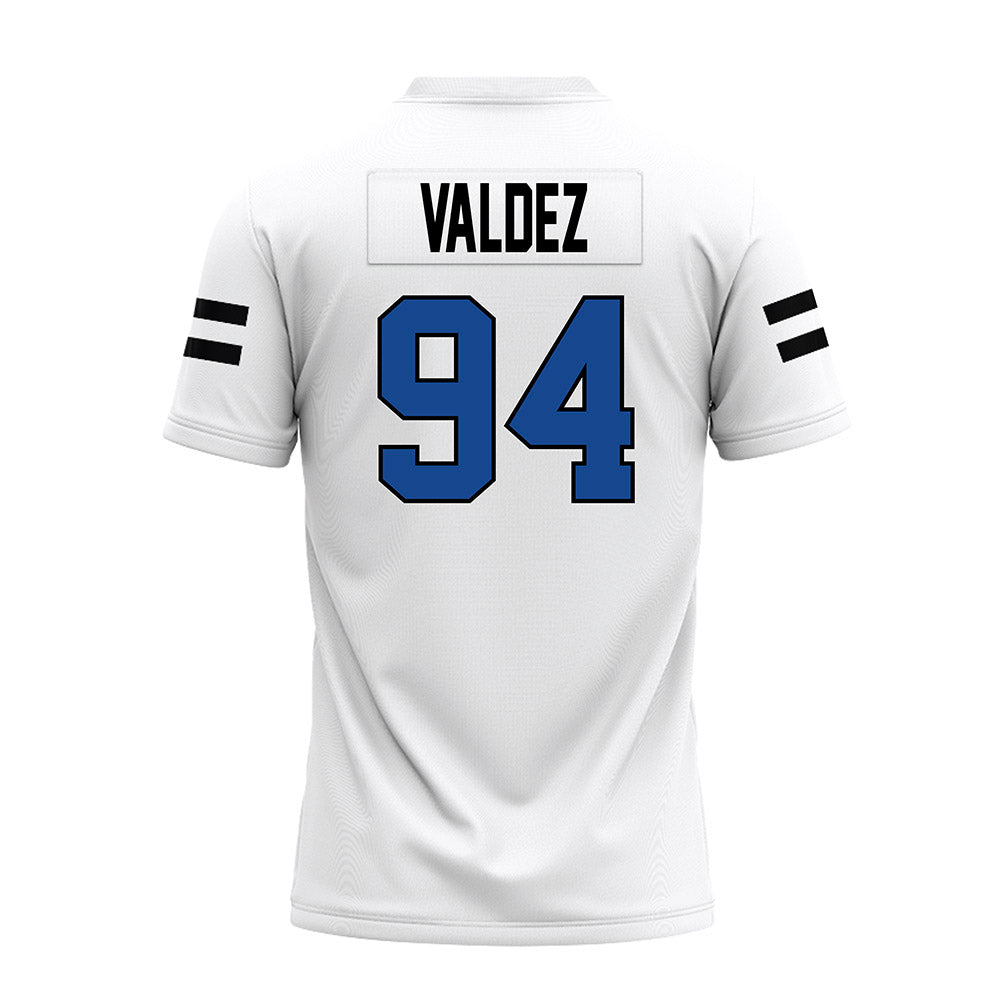 Grand Valley - NCAA Football : Elias Valdez - White Premium Football Jersey-1