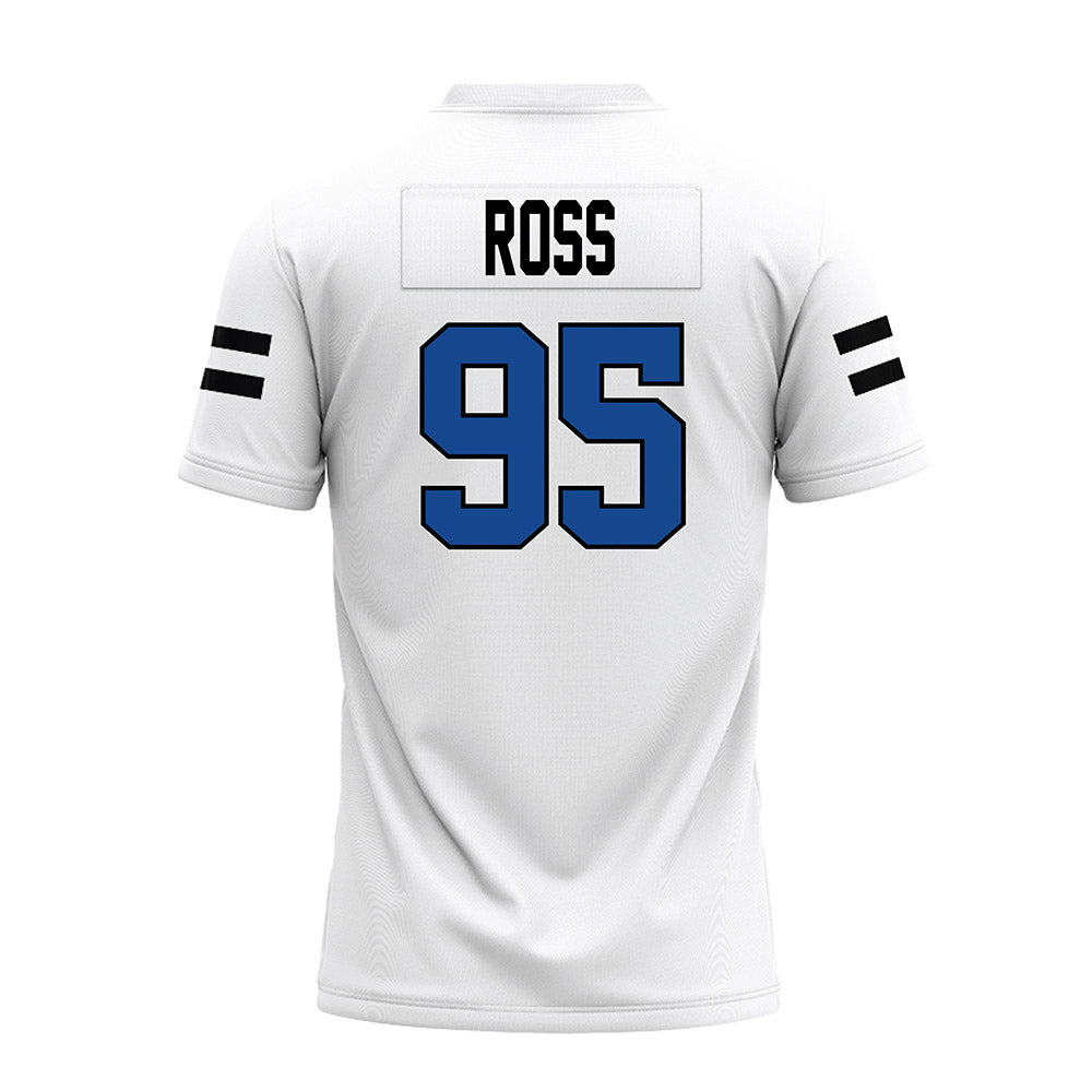 Grand Valley - NCAA Football : Josh Ross - White Premium Football Jersey-1