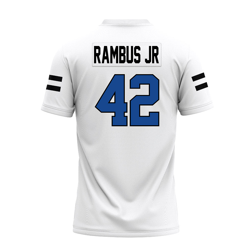 Grand Valley - NCAA Football : Antuane Rambus Jr - White Premium Football Jersey-1