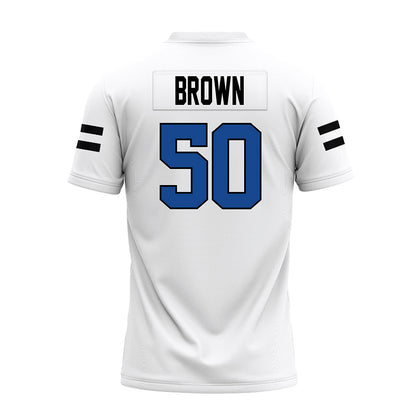 Grand Valley - NCAA Football : Gabriel Brown - White Premium Football Jersey-1