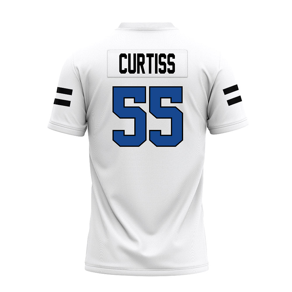Grand Valley - NCAA Football : Evan Curtiss - White Premium Football Jersey-1
