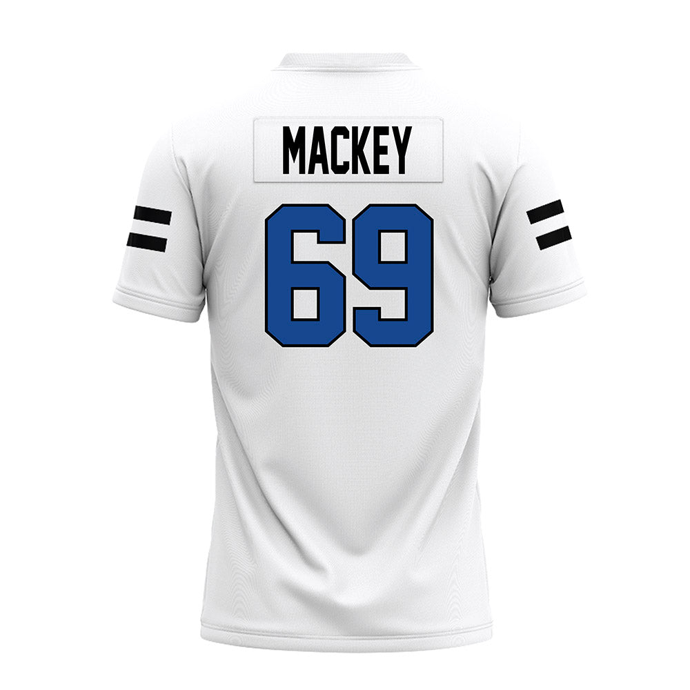 Grand Valley - NCAA Football : Cannon Mackey - White Premium Football Jersey-1