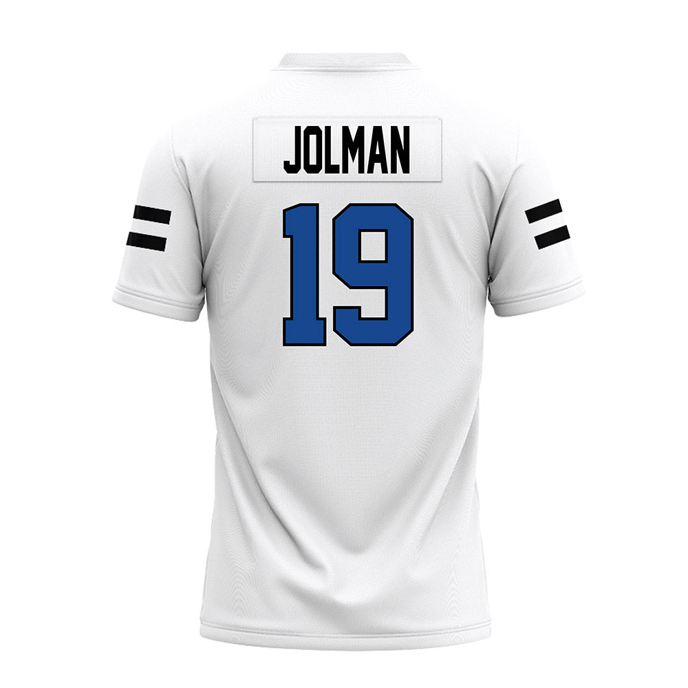 Grand Valley - NCAA Football : Paschal Jolman - White Premium Football Jersey-1