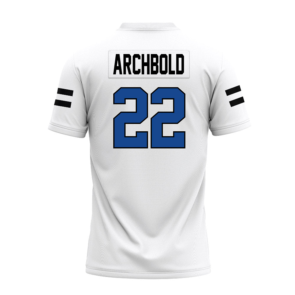 Grand Valley - NCAA Football : Jake Archbold - White Premium Football Jersey