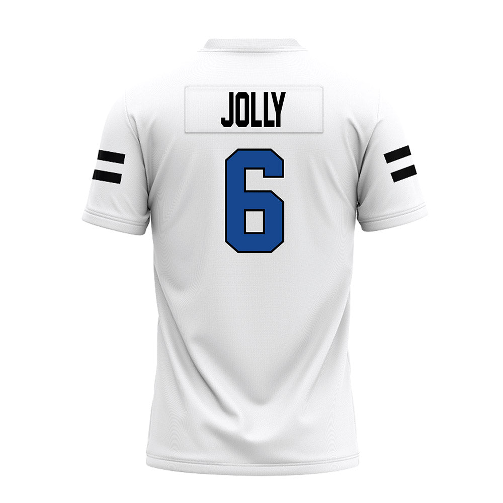 Grand Valley - NCAA Football : Thomas Jolly - White Premium Football Jersey-1
