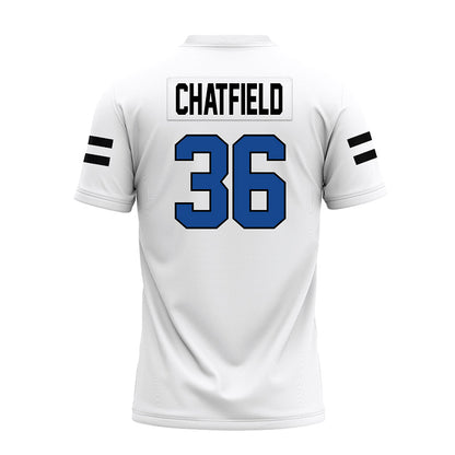 Grand Valley - NCAA Football : Gage Chatfield - White Premium Football Jersey-1