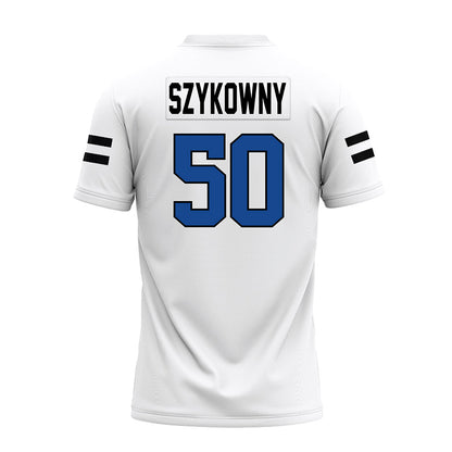 Grand Valley - NCAA Football : Trey Szykowny - White Premium Football Jersey-1