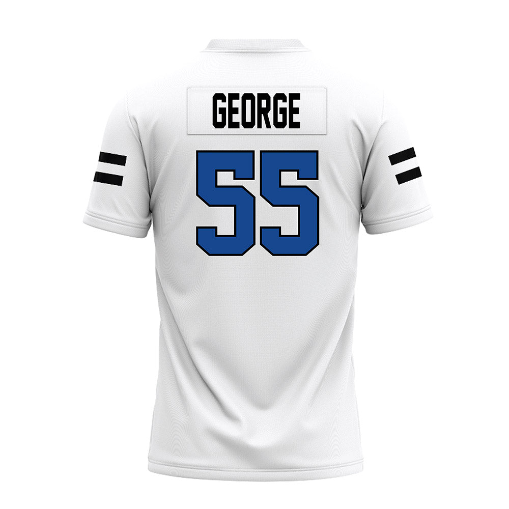 Grand Valley - NCAA Football : Jonnell George - White Premium Football Jersey-1