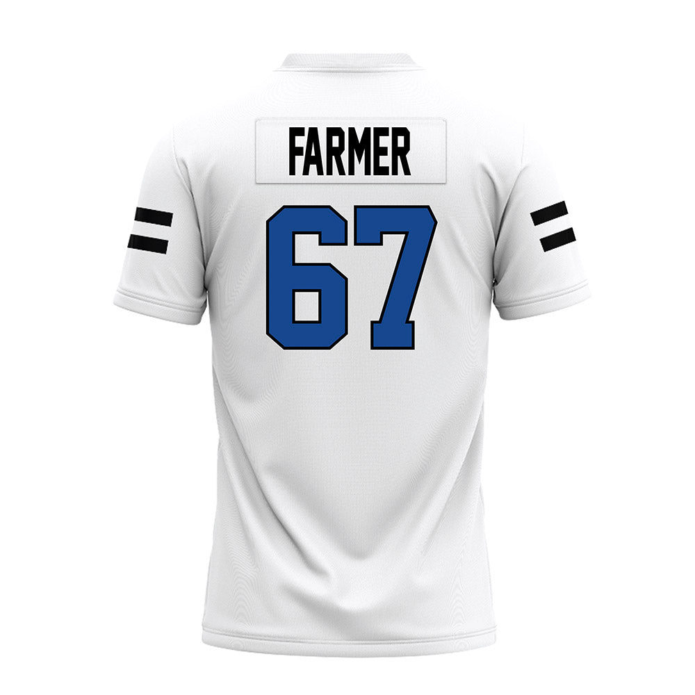 Grand Valley - NCAA Football : Anderson Farmer - White Premium Football Jersey-1