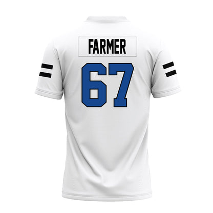 Grand Valley - NCAA Football : Anderson Farmer - White Premium Football Jersey-1