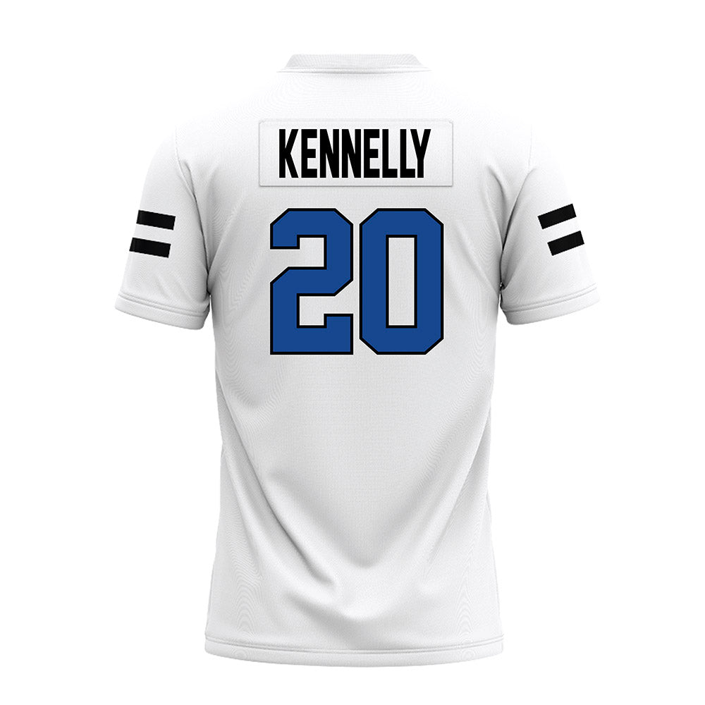 Grand Valley - NCAA Football : Ian Kennelly - White Premium Football Jersey-1