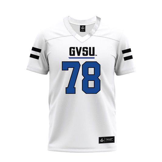 Grand Valley - NCAA Football : Jibriel Conde - White Premium Football Jersey-0