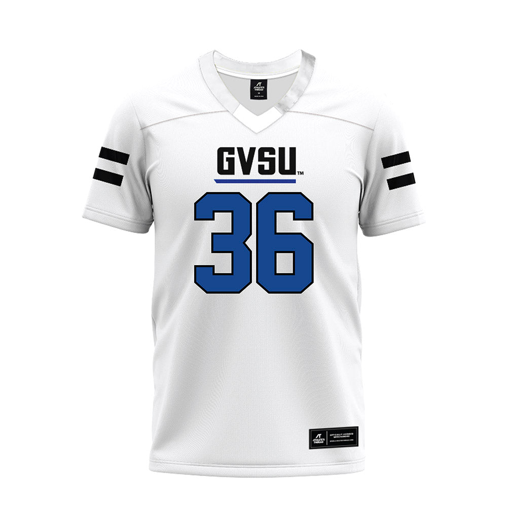 Grand Valley - NCAA Football : Gage Chatfield - White Premium Football Jersey-0