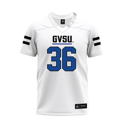 Grand Valley - NCAA Football : Gage Chatfield - White Premium Football Jersey-0