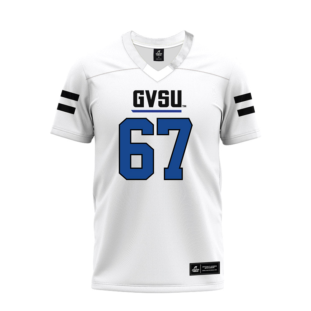Grand Valley - NCAA Football : Anderson Farmer - White Premium Football Jersey-0