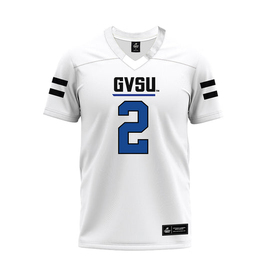 Grand Valley - NCAA Football : Terez Reid - White Premium Football Jersey-0
