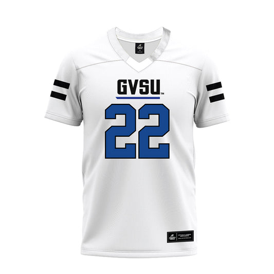 Grand Valley - NCAA Football : Jake Archbold - White Premium Football Jersey