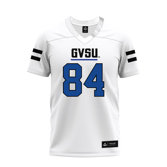 Grand Valley - NCAA Football : Jaylen Johnson - White Premium Football Jersey