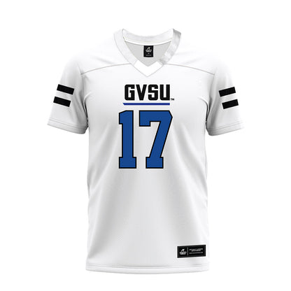 Grand Valley - NCAA Football : Kenyon Owens - White Premium Football Jersey-0