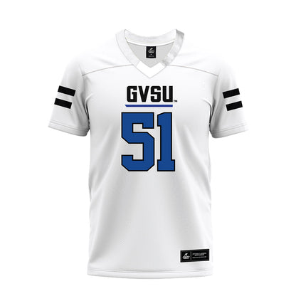 Grand Valley - NCAA Football : Joshua Sander - White Premium Football Jersey-0