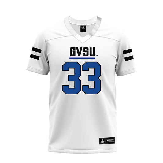 Grand Valley - NCAA Football : David Holloman - White Premium Football Jersey-0