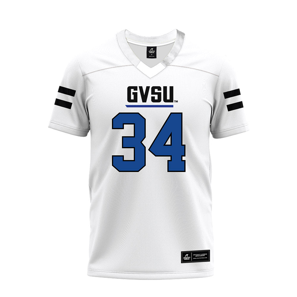 Grand Valley - NCAA Football : Keegan Sell - White Premium Football Jersey-0