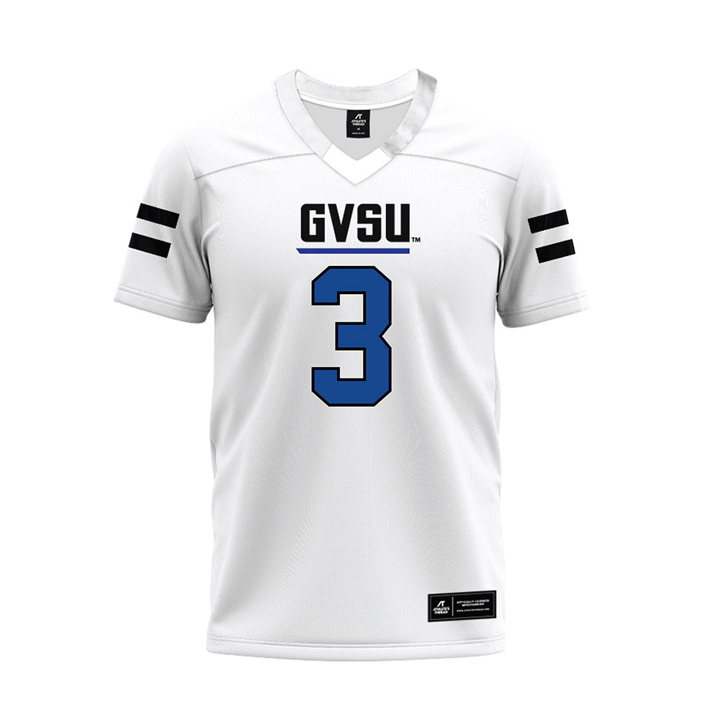 Grand Valley - NCAA Football : Vincenzo Meschi - White Premium Football Jersey-0