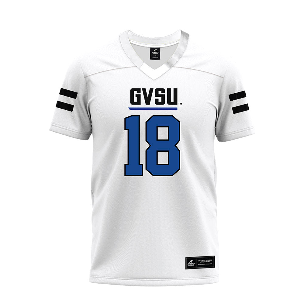Grand Valley - NCAA Football : Aidan Lucero - White Premium Football Jersey-0